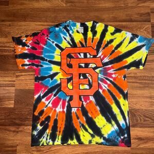 Gildan San Francisco Giants MLB Tie Dye Shirt Size Adult Size Large